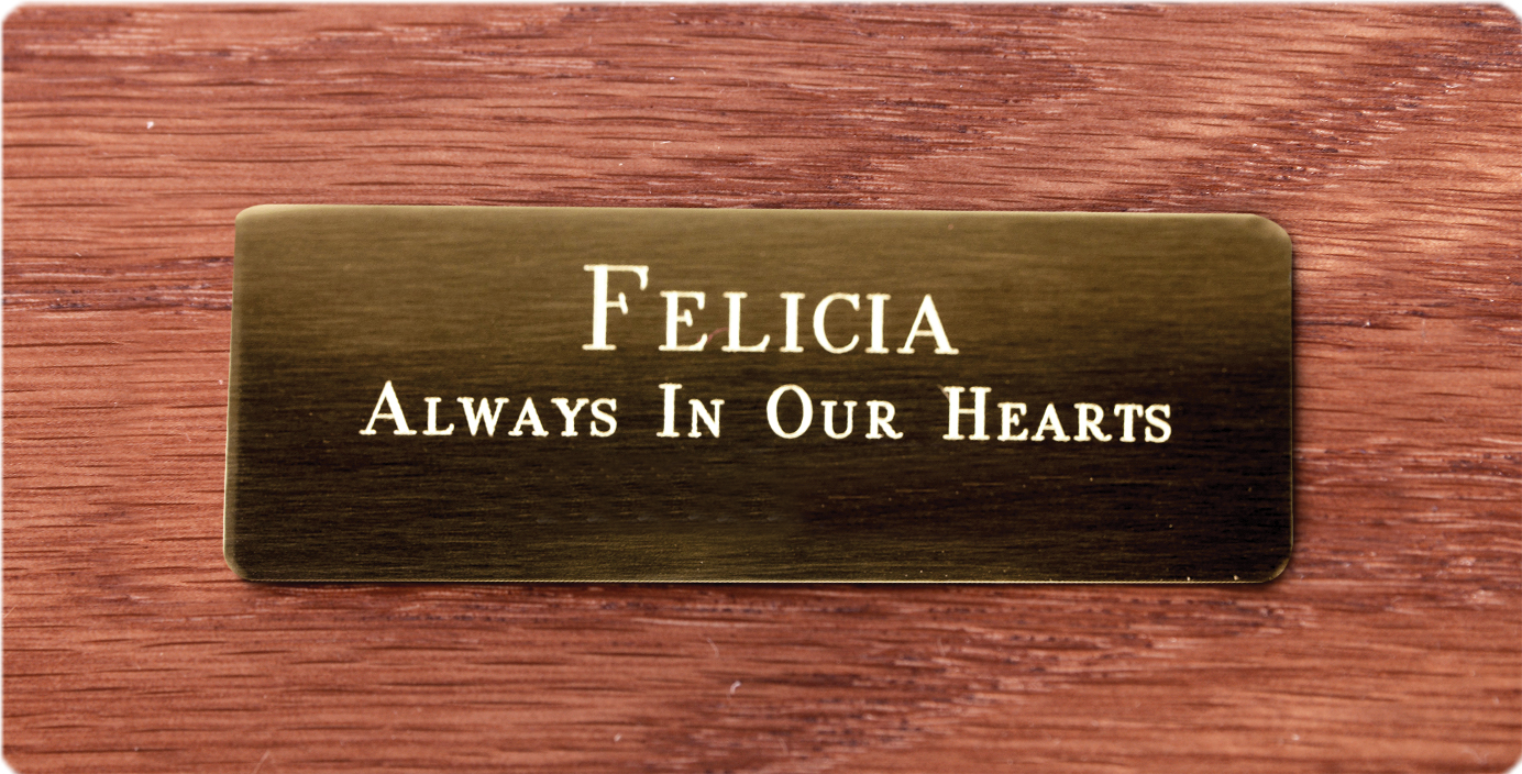 Name Plate - Brass Image