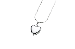 Small Heart Pendant - Sterling Silver Image