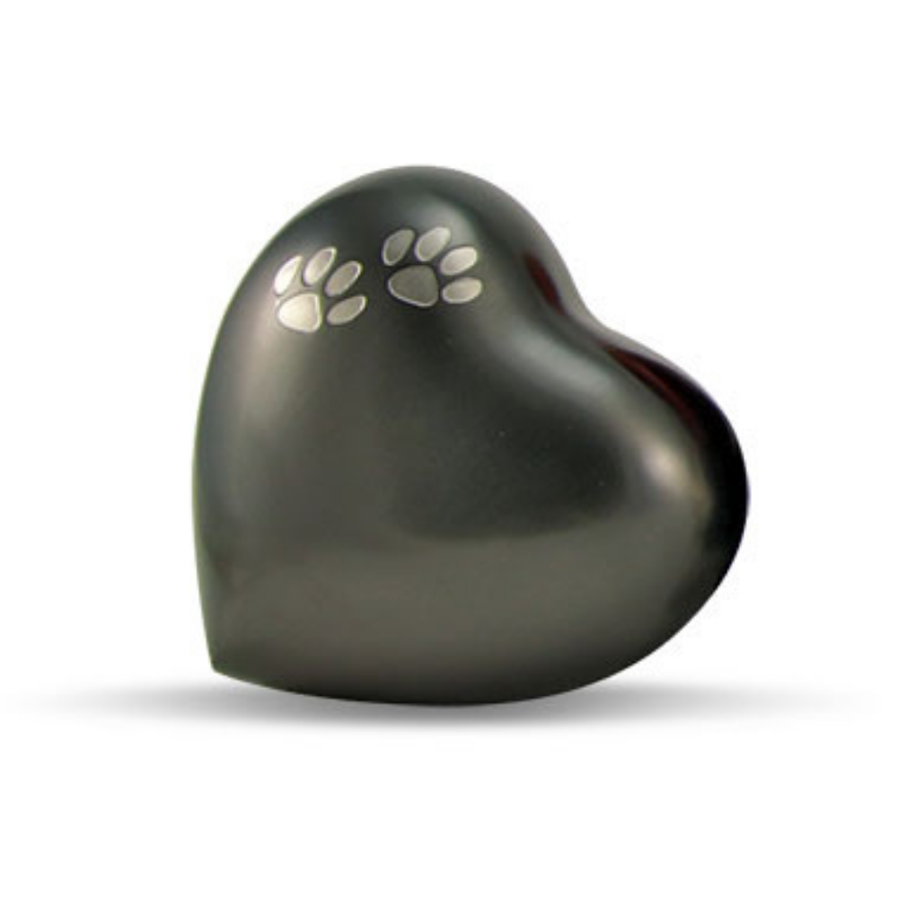 Arielle Heart Urn - Slate-image
